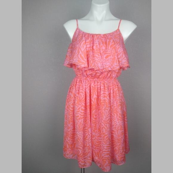 Lilly Pulitzer for Target 'Giraffing Me Crazy Flounce' Flounce Dress Size Small - Picture 2 of 16
